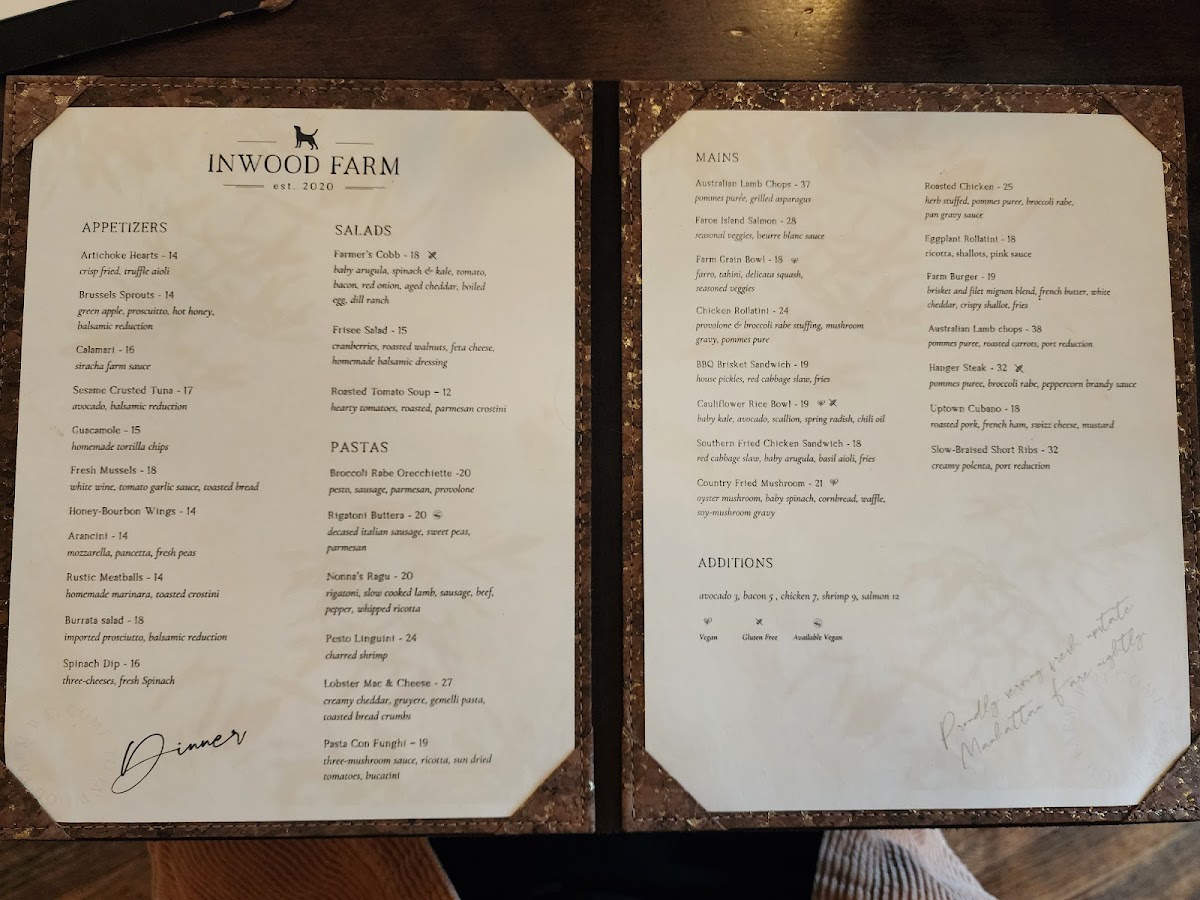 Inwood Farm Menu - Image 4